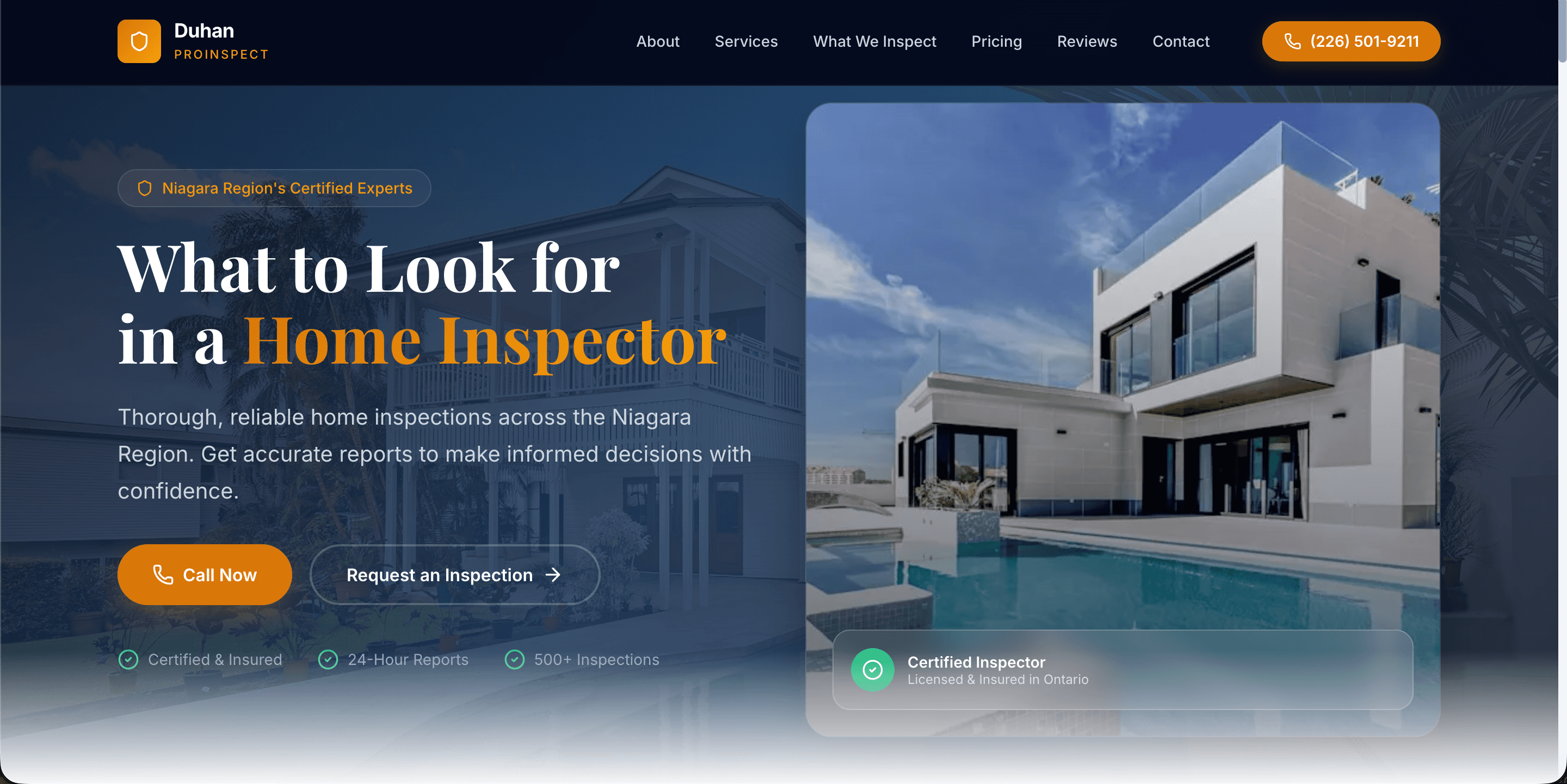 DuhanProInspect Dashboard